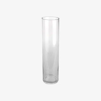 The Range Clear Glass Cylinder Vase Floristry Supplies - Clear