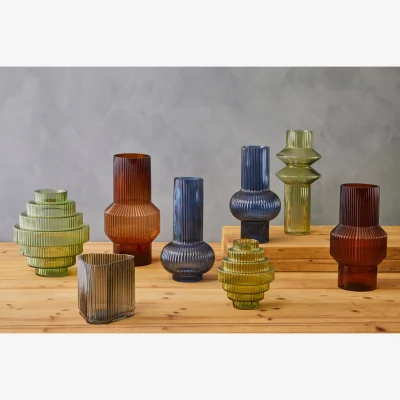 The Range Alexa Ombre Large Glass Vase - Glass 100%