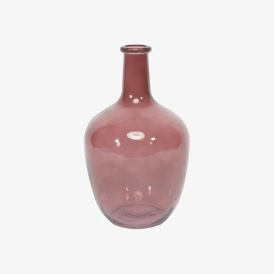 The Range Recycled Segovia Glass Bottle - Dusky Pink