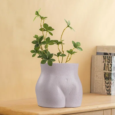 The Range Matte Resin Buttock Vase - Pink