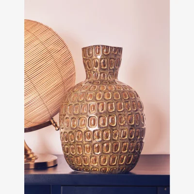 The Range Bree Grey Glass Vase - Stoneware 100%