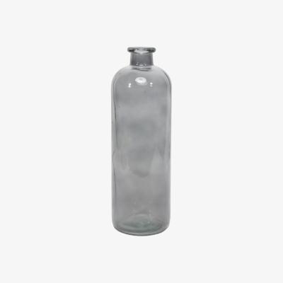 The Range Tall Glass Decorative Bottle 33cm - Grey