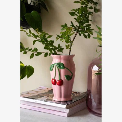 Rockett St George Pink Cherry Vase