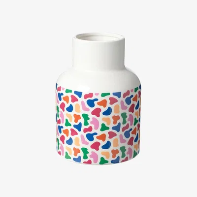 The Range Colourful Ceramic Vase - 20.5cm / 20.5cm