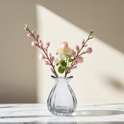 The Range Clear Glass Dana Bud Vase - H9cm