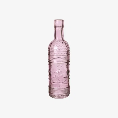 The Range Vintage Pattern Bottle Vase - Pink