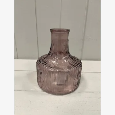 The Range Amethyst Decorative Glass Bottle - Purple