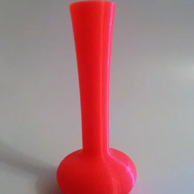 The Range 3D Printed Slimline Vase - Orange