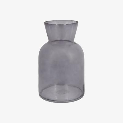 The Range Smoked Glass Vase - Grey
