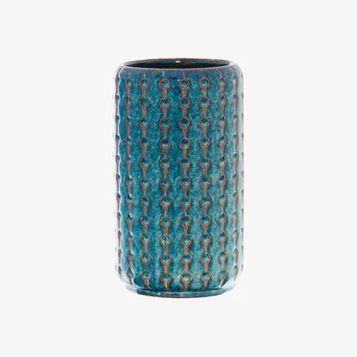 The Range Stephen Collection Indigo Cylinder Vase - Aqua