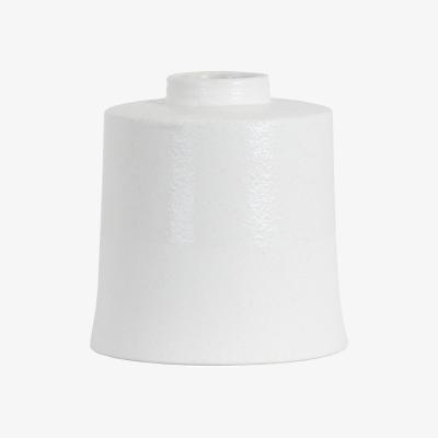 The Range Detail Large Cylindrical Ceramic Vase - White