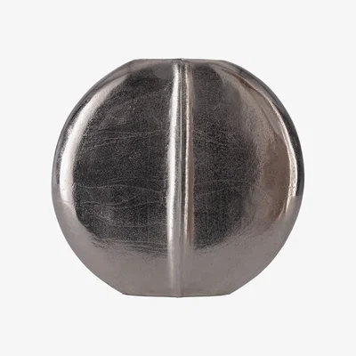 The Range EGLO Sominot Organic Round Nickel Vase - nickel