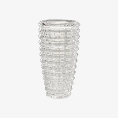 The Range Savita Small Textured Glass Vase - Neutral