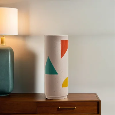 The Range White and Black Bloom Vase
