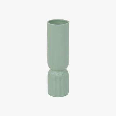 The Range Viso Small Face Design Vase - Dolomite 100%