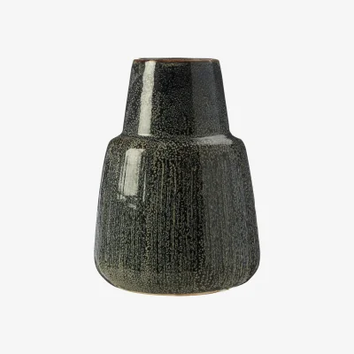 The Range Silas Dark Blue Vase - Stoneware 100%