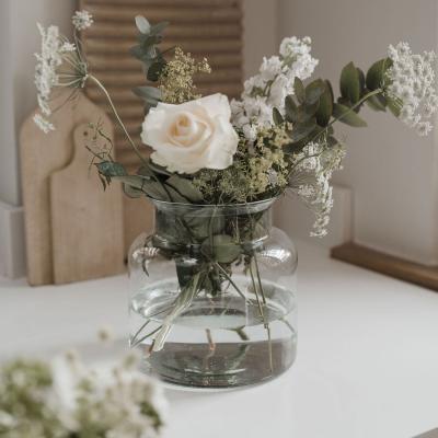 The Range Chunky Glass Vase - clear / 30cm
