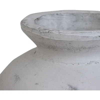 The Range Darcy Large Antique Vase For Faux Flowers - Stone
