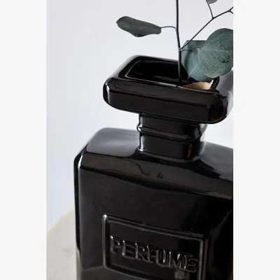Rockett St George Black Perfume Bottle Vase