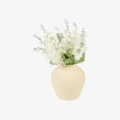 The Range Large Delphinium Vase Arrangement - Cream