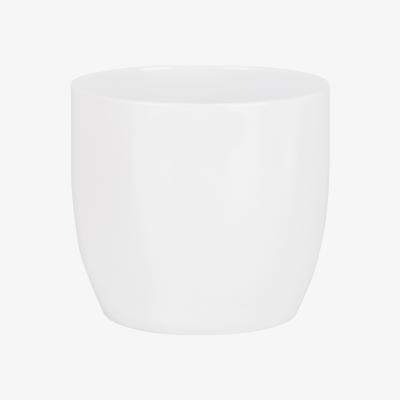The Range Simple Basel Vase White - White / 13cm