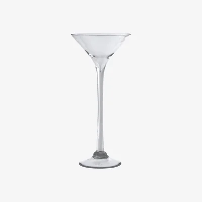 The Range KDMD Apollo Martini Clear Glass Vase - Clear