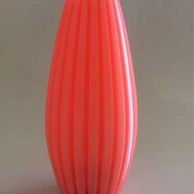 The Range Vertical Vase 17cm - Orange / 160g