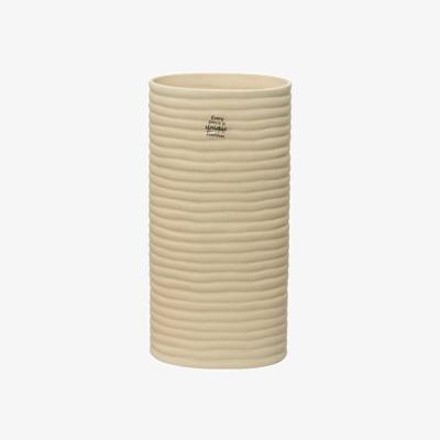 The Range Reactive Glaze Vase - Cream