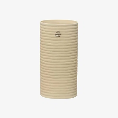 The Range Reactive Glaze Vase - Cream