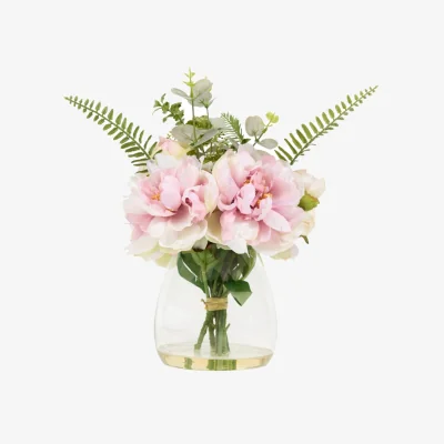 The Range Peony Vase Arrangement - Pink
