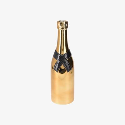 The Range Champagne Bottle Vase - Gold