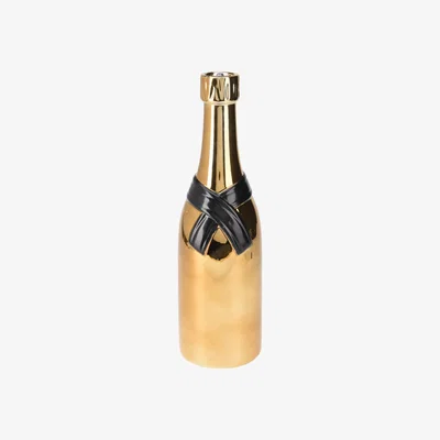 The Range Champagne Bottle Vase - Gold