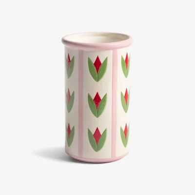 Rose & Grey Klevering Tulip Patch Vase