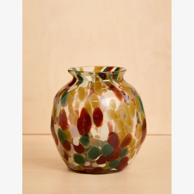 Rose & Grey Colourful Vase