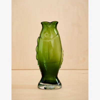 Rose & Grey Green Fish Vase