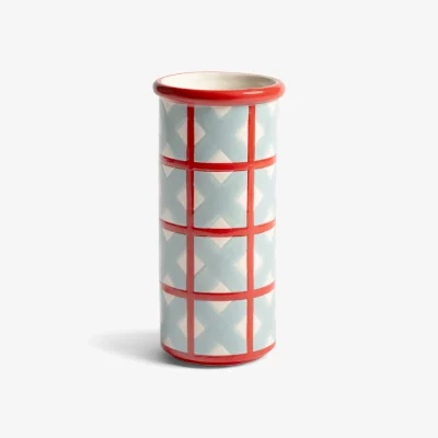 Rose & Grey Klevering Patch Cross Vase