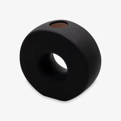Sazy Noora Vase, Black