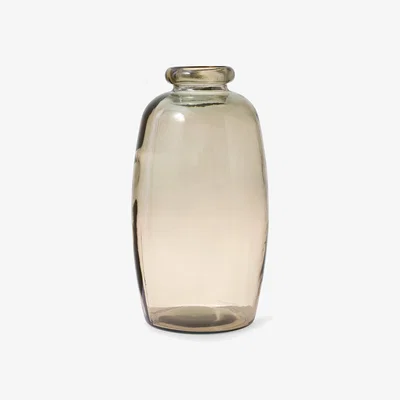 Sazy Bell Glass Vase, Light Brown, 35 cm
