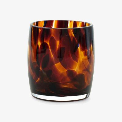 Sazy Brillante Hand-blown Vase, Brown, XS
