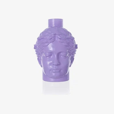 Sazy Tyche Glass Head Vase, Lilac