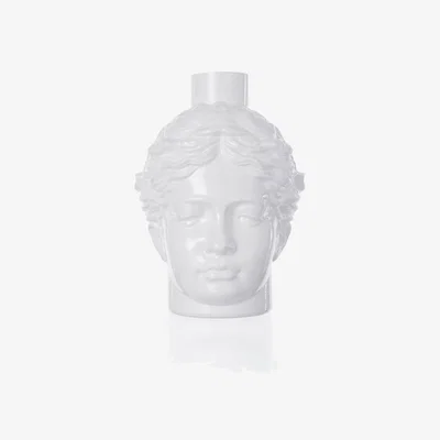 Sazy Tyche Glass Head Vase, White