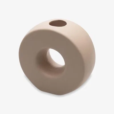 Sazy Noora Vase, Beige
