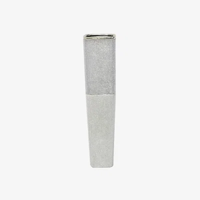 Teddy Beau Deco Home Valetta Medium 50cm Glitz And Champagne Square Vase