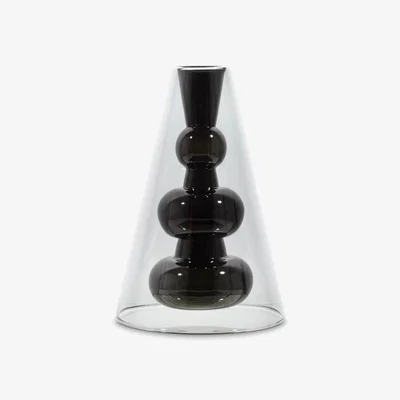 Tom Dixon Tom Dixon - Bump Vase Cone Black