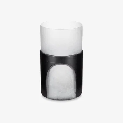 Tom Dixon Tom Dixon - Carved Vase Medium Black