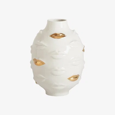 Tobias Oliver Jonathan Adler I Gilded Gala Muse Round Vase