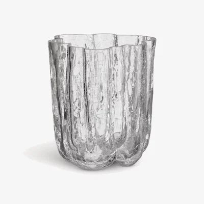 Tobias Oliver Kosta Boda | Crackle Vase | Clear