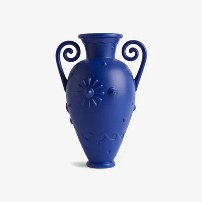 Tobias Oliver L'Objet | Pantheon Orpheus Amphora Vase | Blue