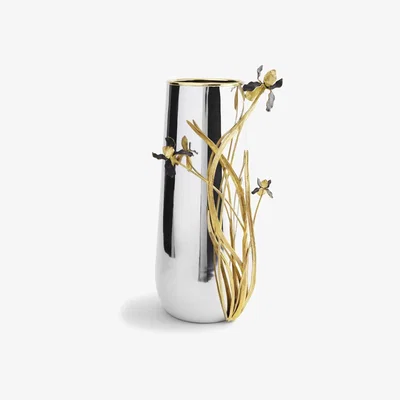 Tobias Oliver Michael Aram | Black Iris Vase | Centrepiece