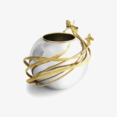 Tobias Oliver Michael Aram | Black Iris Rose Bowl Vase